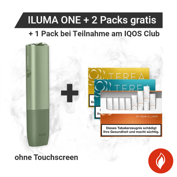 IQOS ILUMA ONE Moss Green + gratis TEREA Sticks bei Registrierung