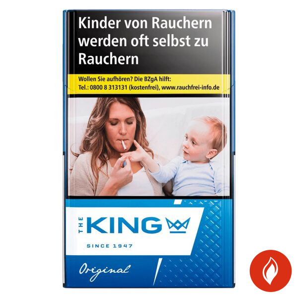 King Blue Original Pack Zigaretten Schachtel