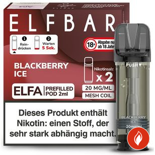 Elfbar Elfa Blackberry Ice 20mg Einweg Prefilled Pod