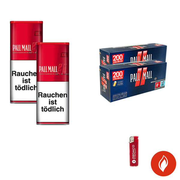 Pall Mall Volumentabak Red XXL Dose Aktion Small Pall Mall Rot