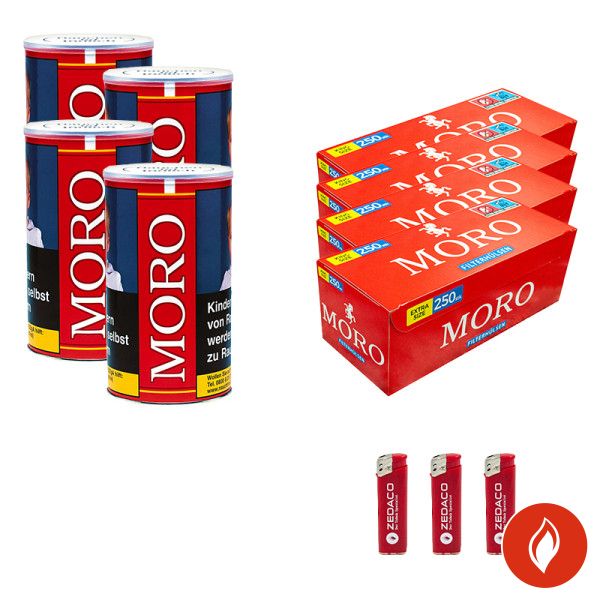 Moro Volumentabak Red XL Dose Aktion Large Extra Hülsen