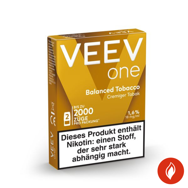 Veev One Balanced Tobacco 20mg Prefilled Pods