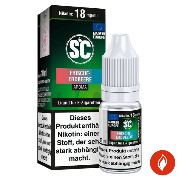 SC frische Erdbeere 18mg Nikotinsalz Liquid