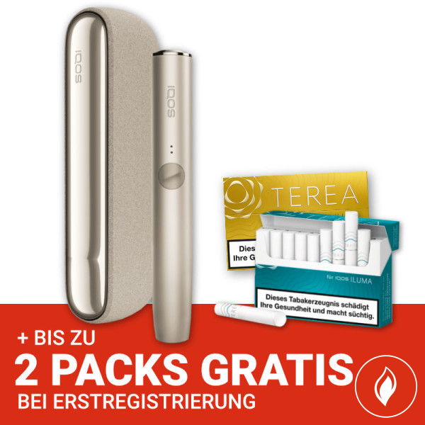 IQOS Iluma Pebble Beige + gratis TEREA Sticks bei Registrierung