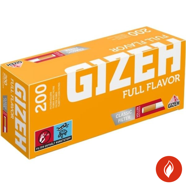Gizeh Filterhülsen Full Flavour Packung