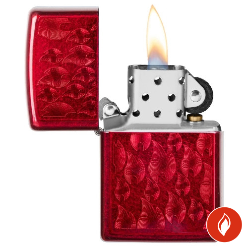 Zippo Candy Apple Red Iced