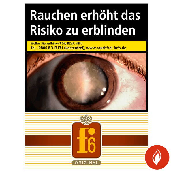 f6 Original XL Zigaretten Schachtel