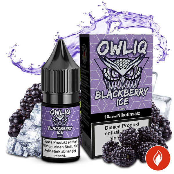 Owliq Blackberry Ice 10mg Nikotinsalz Liquid