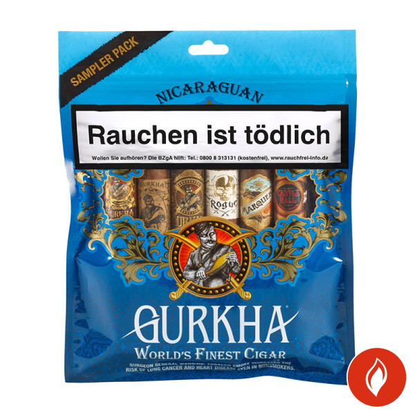 Gurkha Nicaragua Blue Toro Zigarren Sampler