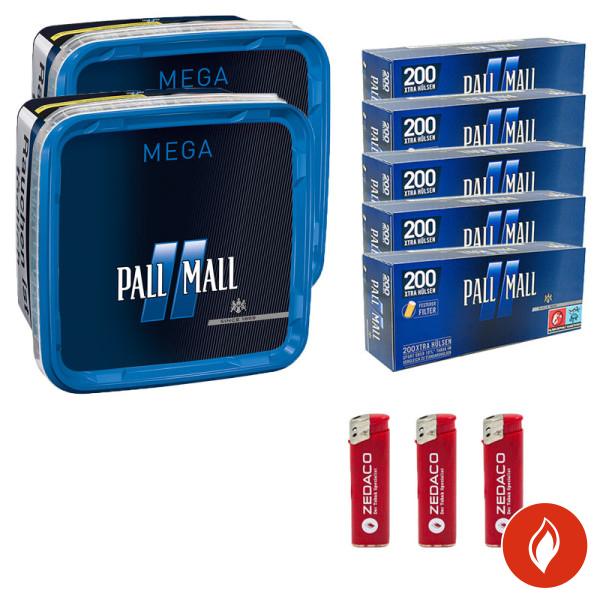 Pall Mall Blue Mega Volumentabak Eimer Aktion Large Pall Mall Blue