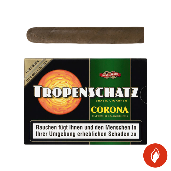 Tropenschatz 824 F Brasil Zigarren Schachtel