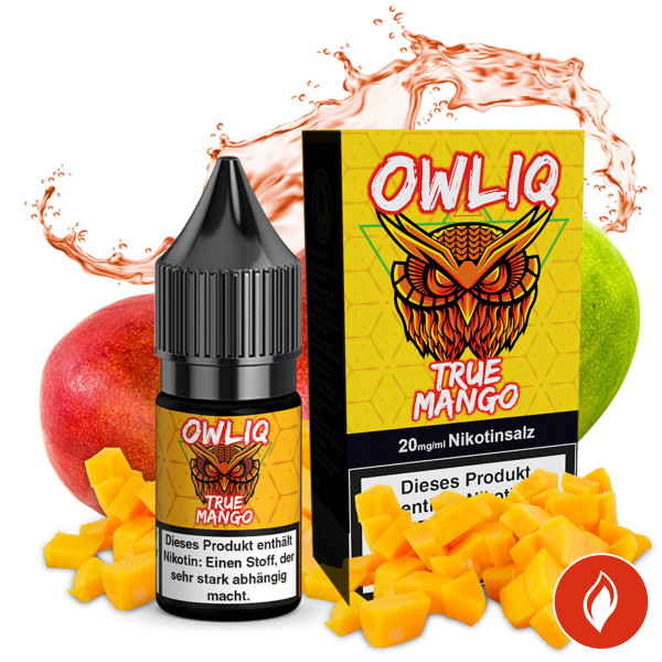 Owliq True Mango 20mg Nikotinsalz Liquid