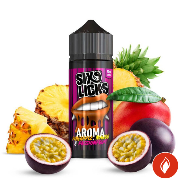 Six Licks Aroma Pineapple, Mango & Passionfruit