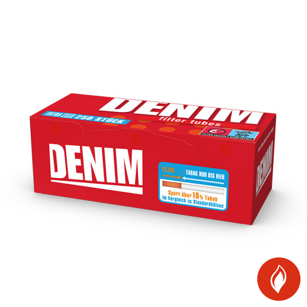 Denim Filterhülsen 250 Stück Packung