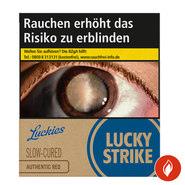 Lucky Strike Authentic Blue Super Zigaretten Einzelschachtel