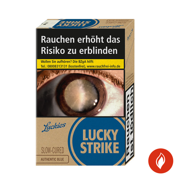 Lucky Strike Authentic Blue Original Pack Zigaretten Schachtel