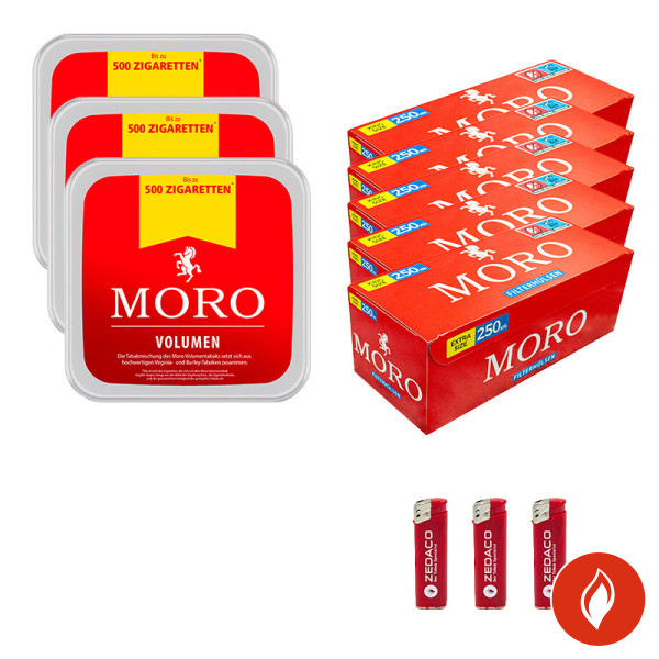Moro Volumentabak Eimer Aktion Large Extra Hülsen