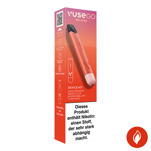 Vuse Go Reload Pen Orange E-Zigarette Packung