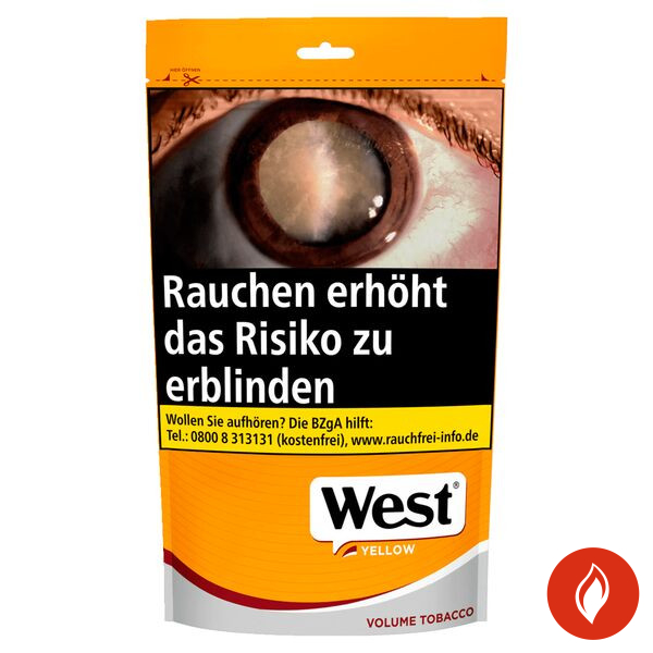 West Volumentabak Yellow XL Tüte
