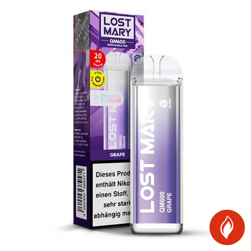 Lost Mary QM600 Grape 20mg Einweg E-Zigarette