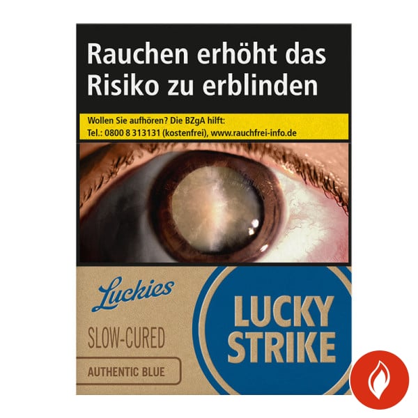 Lucky Strike Authentic Blue Super Zigaretten Einzelschachtel