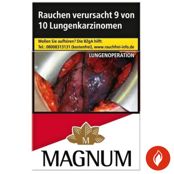 Magnum Red Big Pack Zigaretten Einzelschachtel