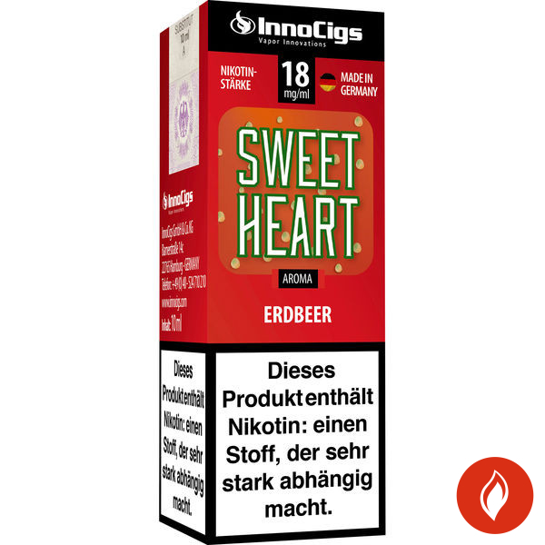 E-Liquid Innocigs Sweetheart Erdbeere Aroma 18 mg