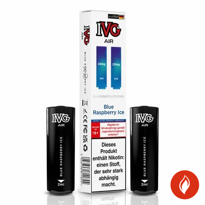 IVG Air Blue Raspberry Ice 20mg Prefilled Pods