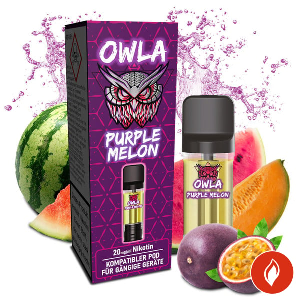 Owla Purple Melon 20mg Prefilled Pod