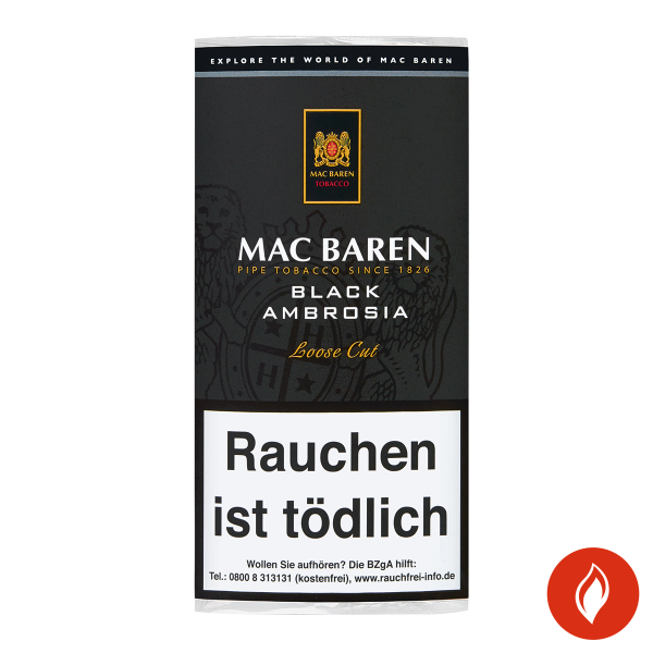 Mac Baren Black Ambrosia Pfeifentabak Pouch