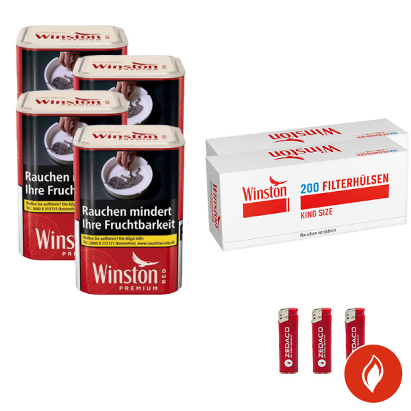 Winston Volumentabak Premium Red Dose Aktion Large