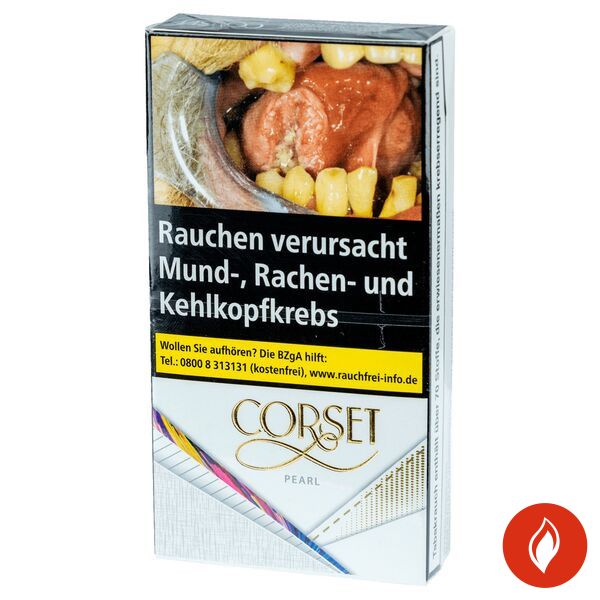Corset Pearl Slim Zigaretten Schachtel