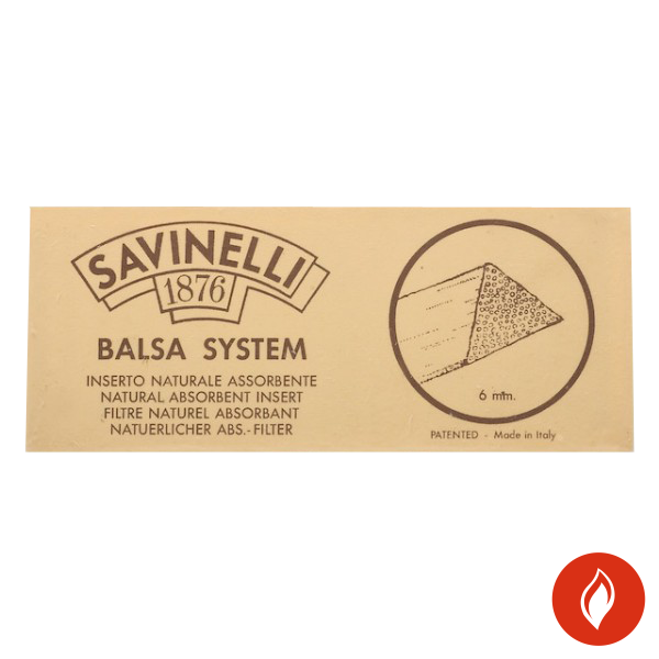 Savinelli Balsaholz 6mm 20 Stück Packung