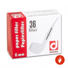 Pfeifenfilter Denicotea 6mm 36er Schachtel