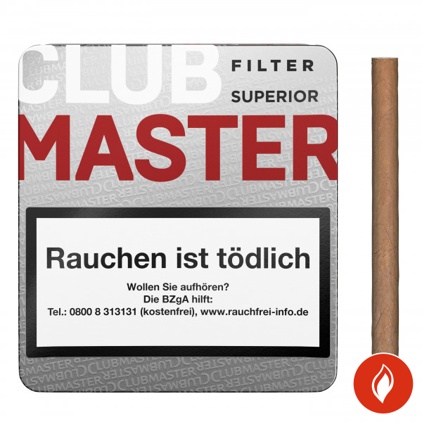 Clubmaster Superior Filter Red Zigarillos 20er Blechschachtel