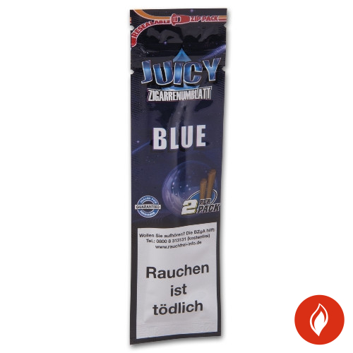 Juicy Zigarrenumblatt Blue Packung