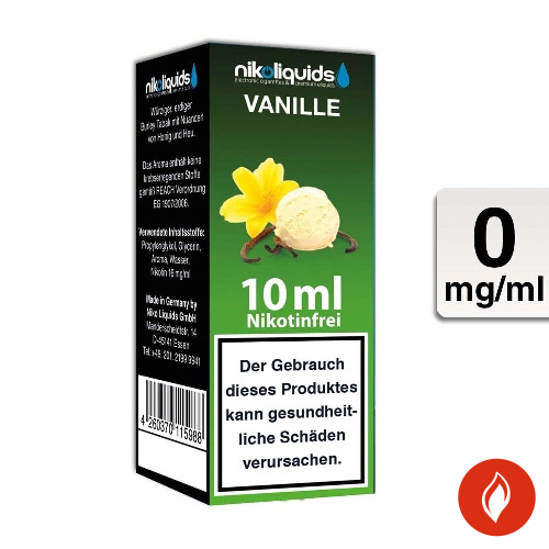 E-Liquid Nikoliquids Vanille 0 mg 70 Pg/30 Vg