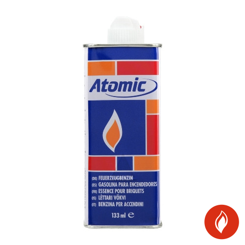 Atomic Feuerzeugbenzin Flasche
