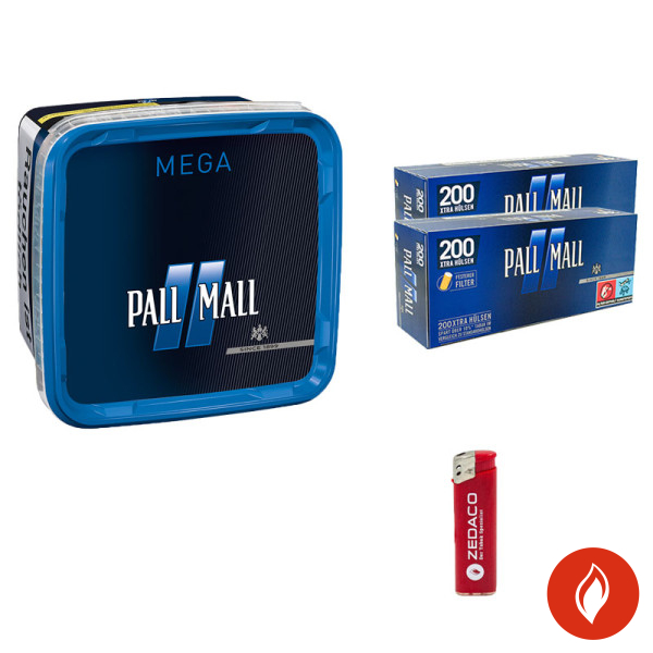 Pall Mall Blue Mega Volumentabak Eimer Aktion Small Pall Mall Blue