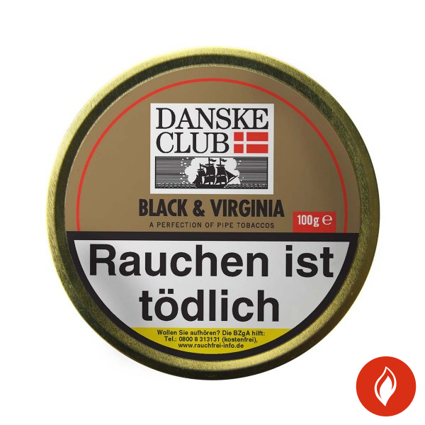 Danske Club Black & Virginia Pfeifentabak Dose