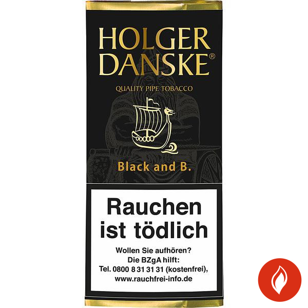 Holger Danske Black and B Pfeifentabak Pouch