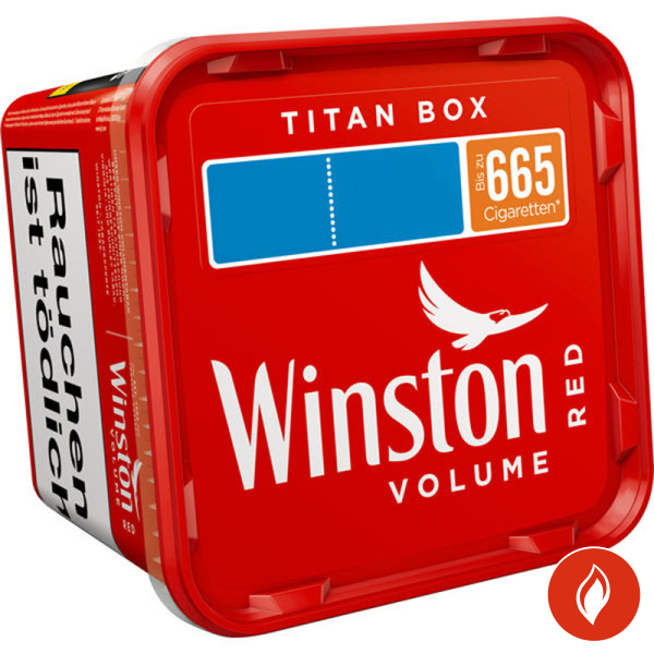 Winston Titan Red Volumentabak Eimer