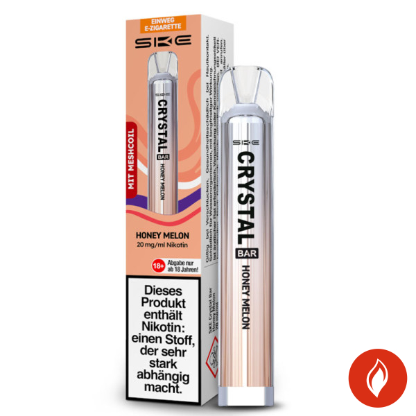 SKE Crystal Bar Honey Melon 20mg Einweg E-Zigarette 