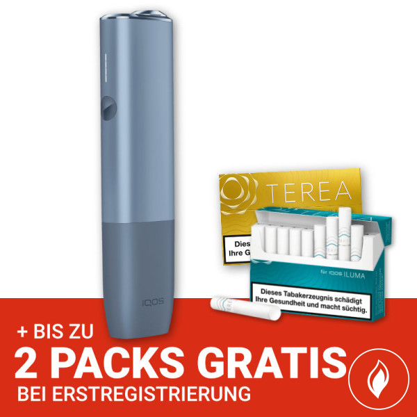 IQOS Iluma One Azure Blue + gratis TEREA Sticks bei Registrierung