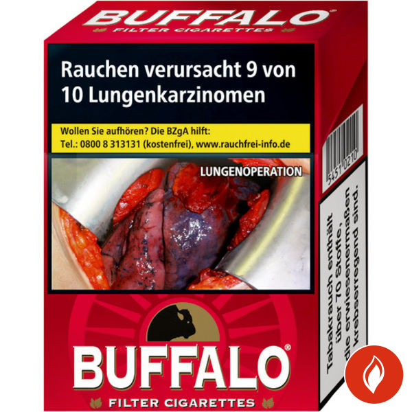 Buffalo Red Maxi Zigaretten Stange