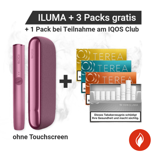 IQOS Iluma Sunset Red + gratis TEREA Sticks bei Registrierung
