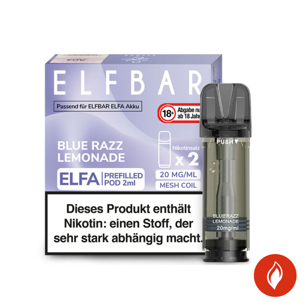 Elfbar Elfa Pods Blue Razz Lemonade - 20mg Nikotin