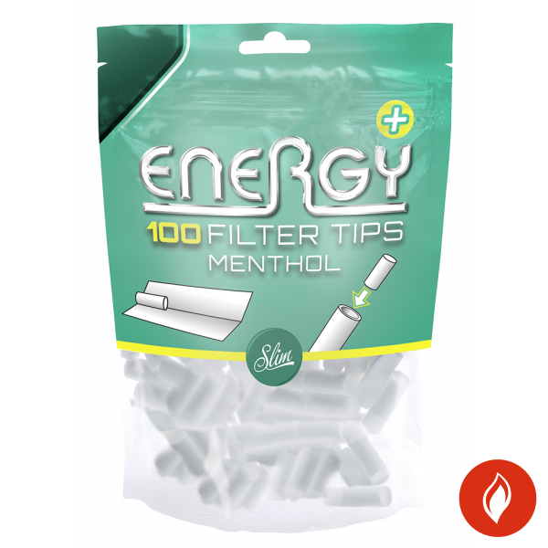 Energy Menthol Filter Tips + Packung