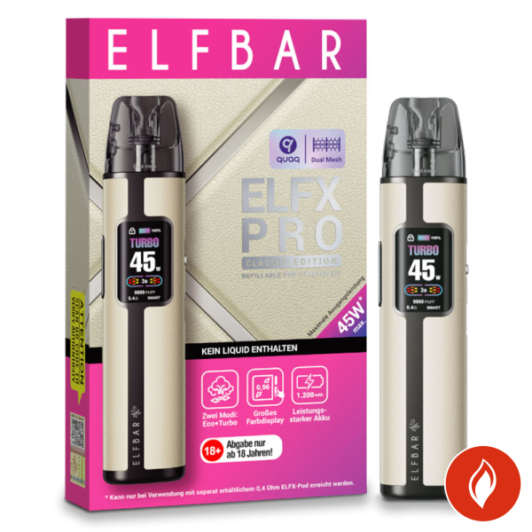 Elfbar Elfx Pro Kit White E-Zigarette