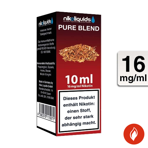 E-Liquid Nikoliquids Pure Blend 16 mg 70 Pg 30 Vg
